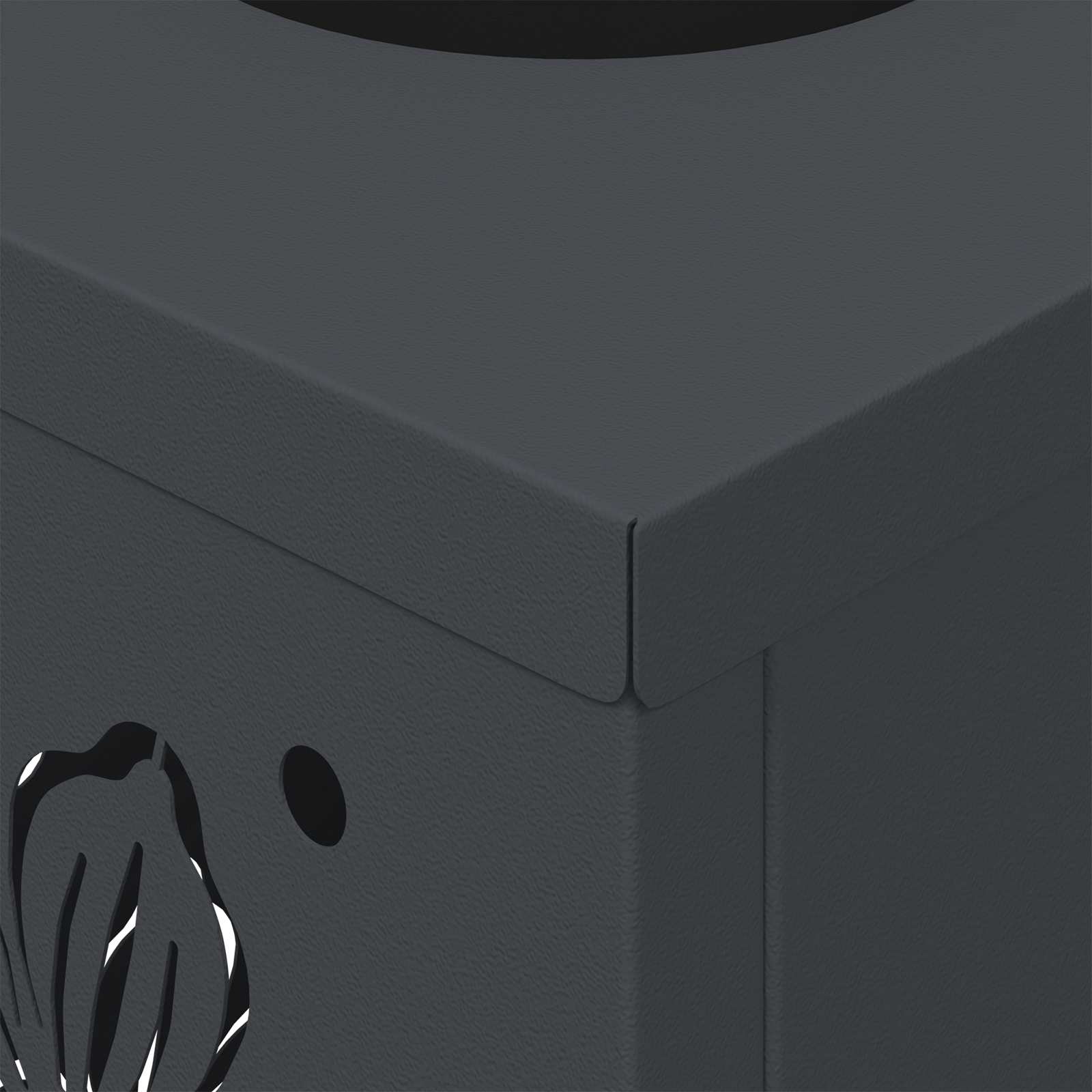 Faro LED solare per sentieri 2 pcs Antracite 879746