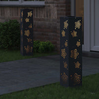 Faro LED solare per sentieri 2 pcs Antracite 879746