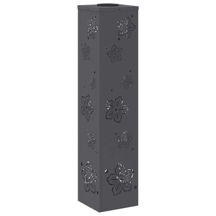 Faro LED solare per sentieri 2 pcs Antracite 879746