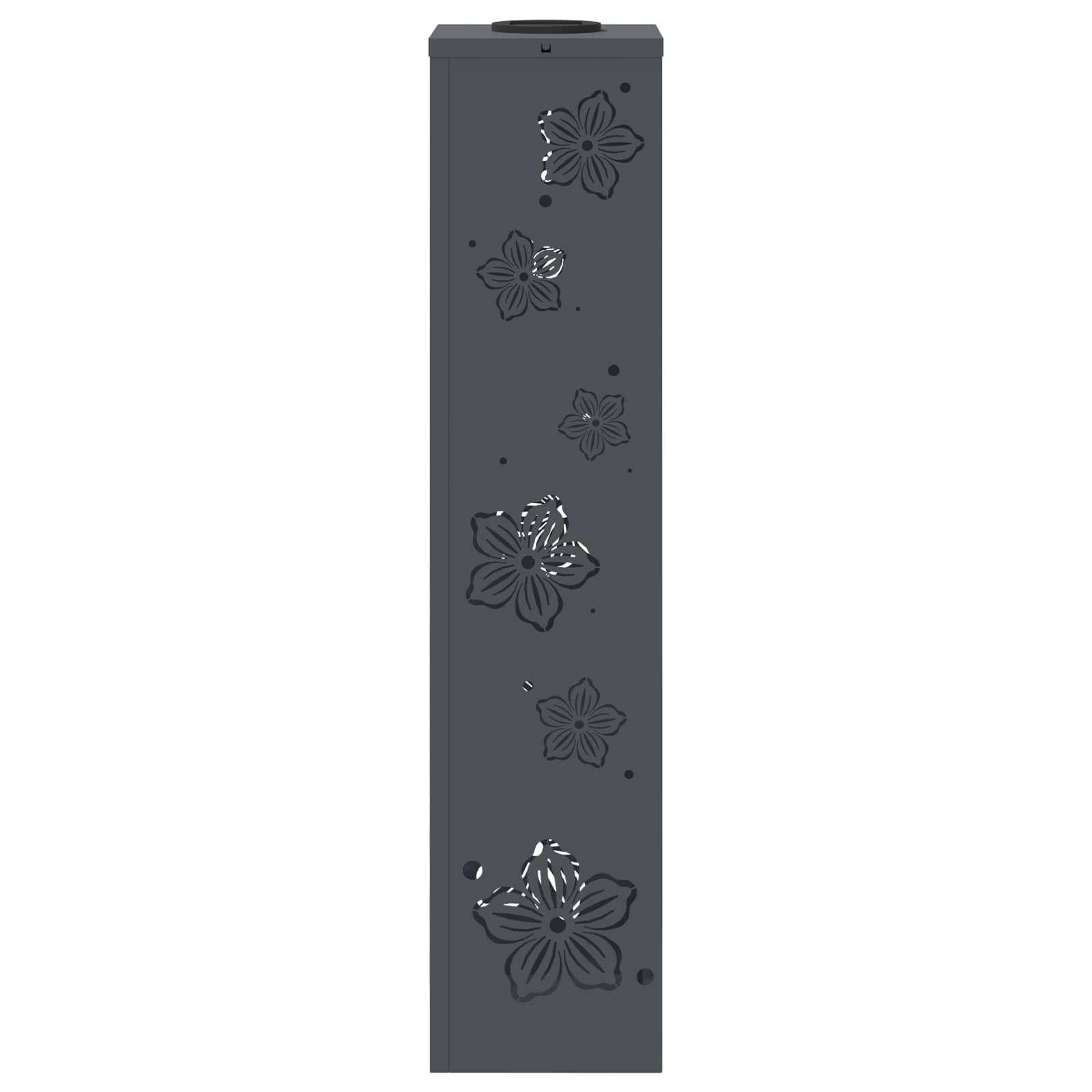 Faro LED solare per sentieri 2 pcs Antracite 879746