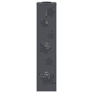 Faro LED solare per sentieri 2 pcs Antracite 879746