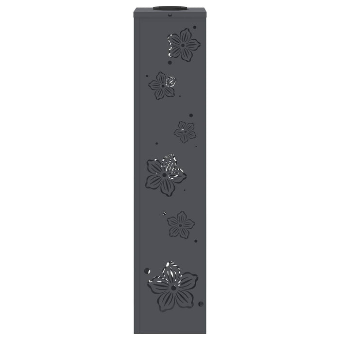 Faro LED solare per sentieri 2 pcs Antracite 879746