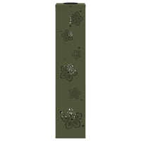 Faro LED solare per sentieri 2 pcs Verde oliva 879747