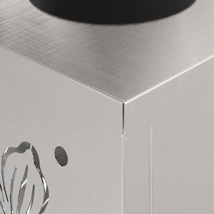 Faro LED solare per sentieri 2 pcs Acciaio inossidabile 879748