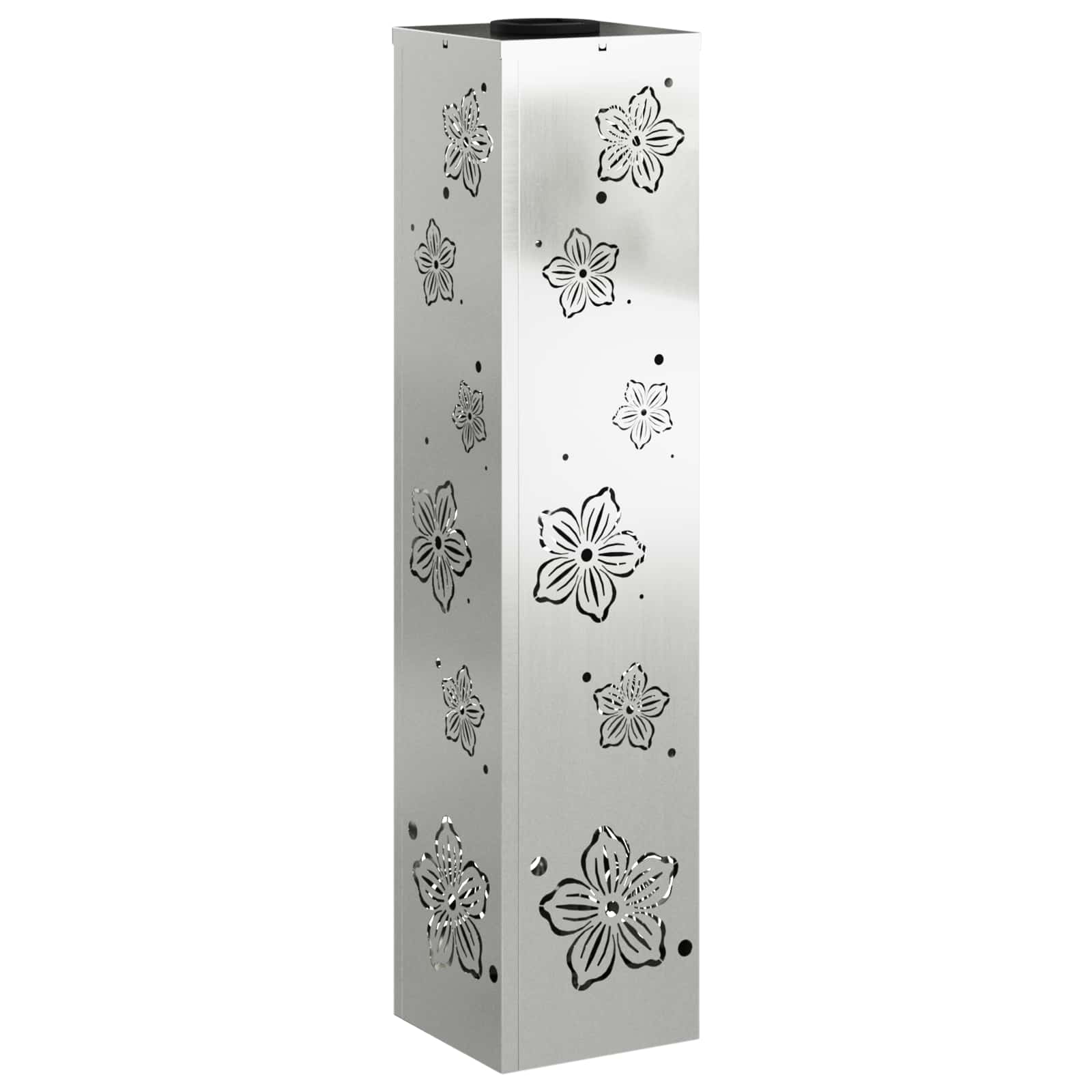 Faro LED solare per sentieri 2 pcs Zincato Zincato 879749