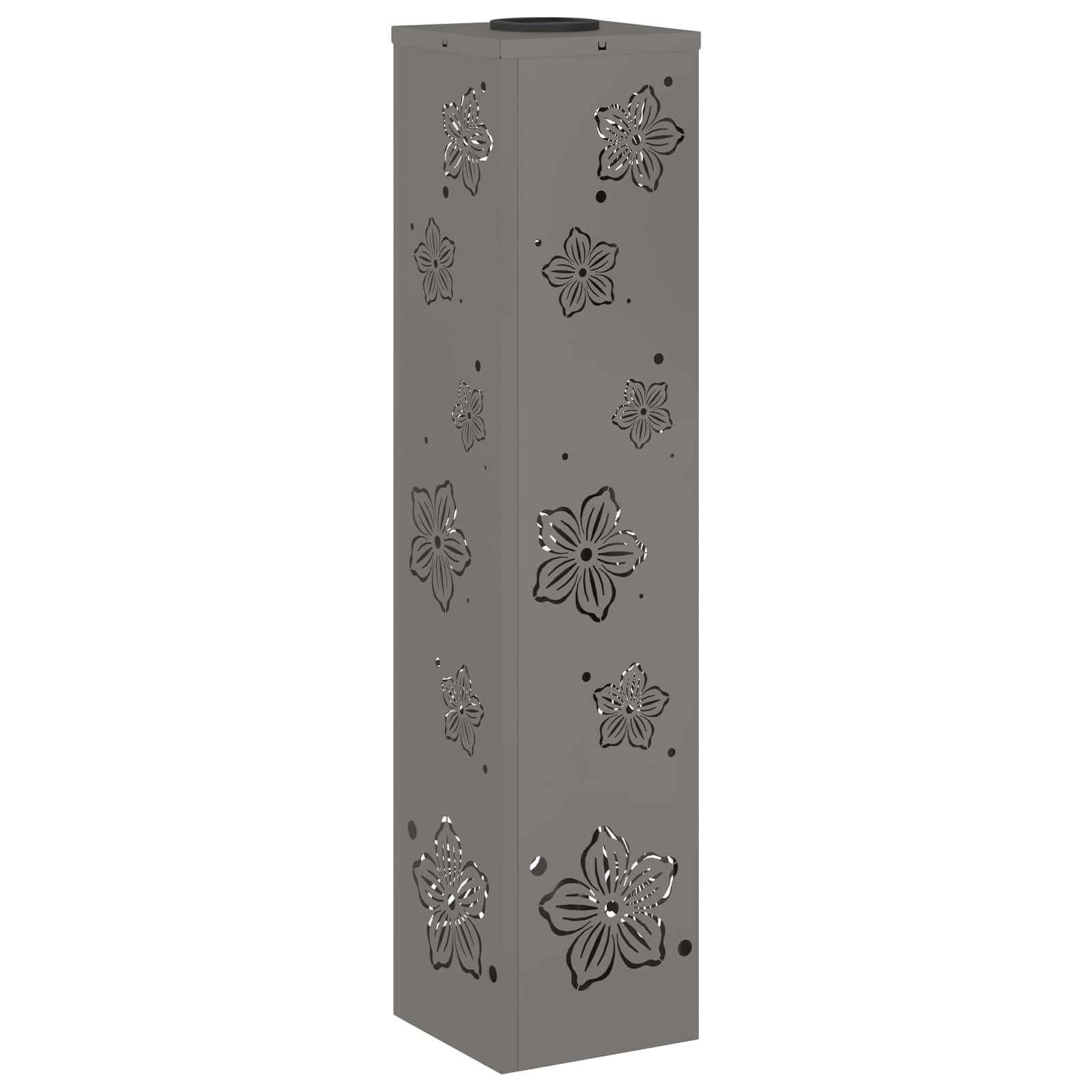 Faro LED solare per sentieri 2 pcs Acciaio Corten 879750