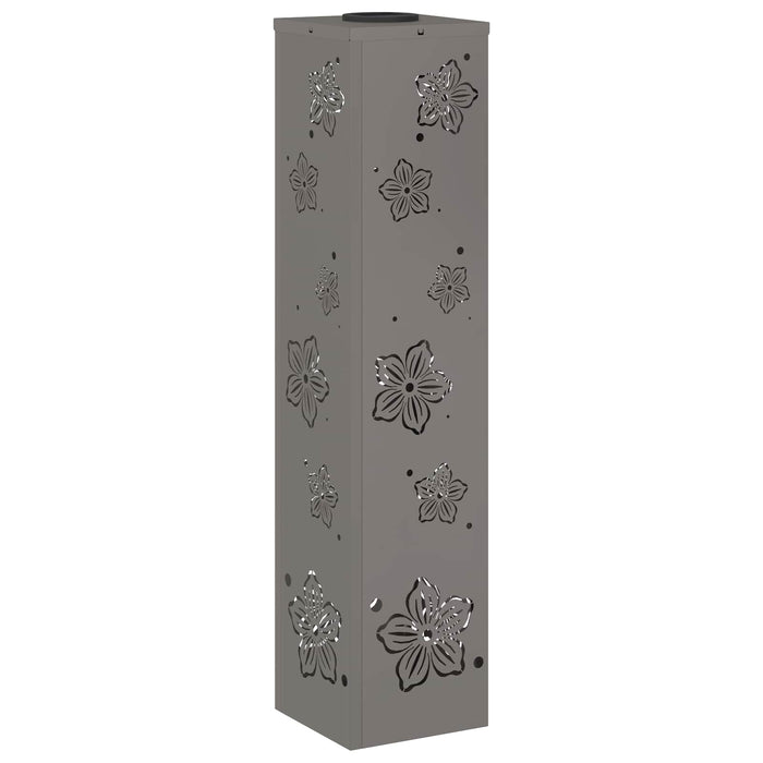 Faro LED solare per sentieri 2 pcs Acciaio Corten 879750