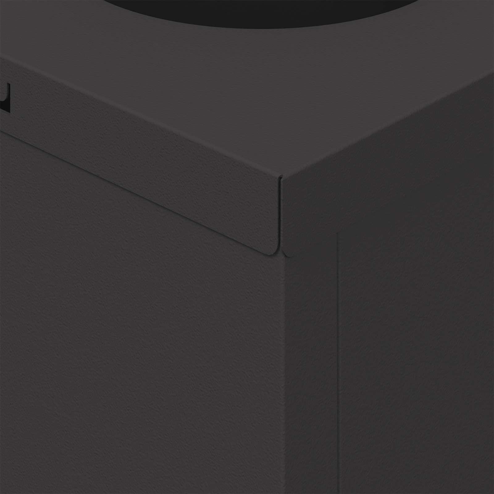 Faro LED solare per sentieri 2 pcs Nero 879751