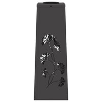 Faro LED solare per sentieri 2 pcs Nero 879751