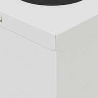 Faro LED solare per sentieri 2 pcs Bianco 879752