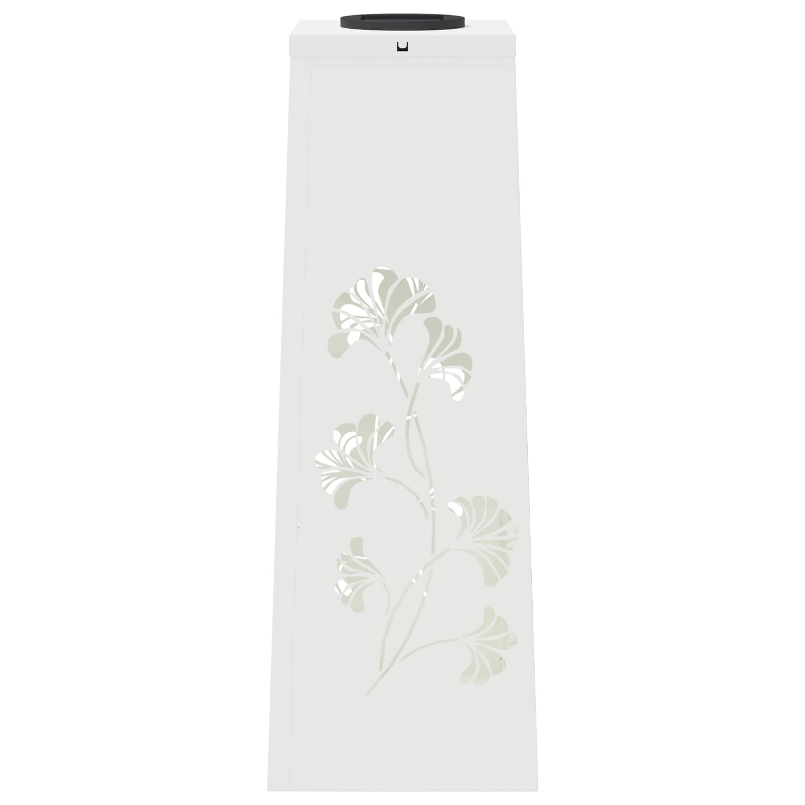 Faro LED solare per sentieri 2 pcs Bianco 879752