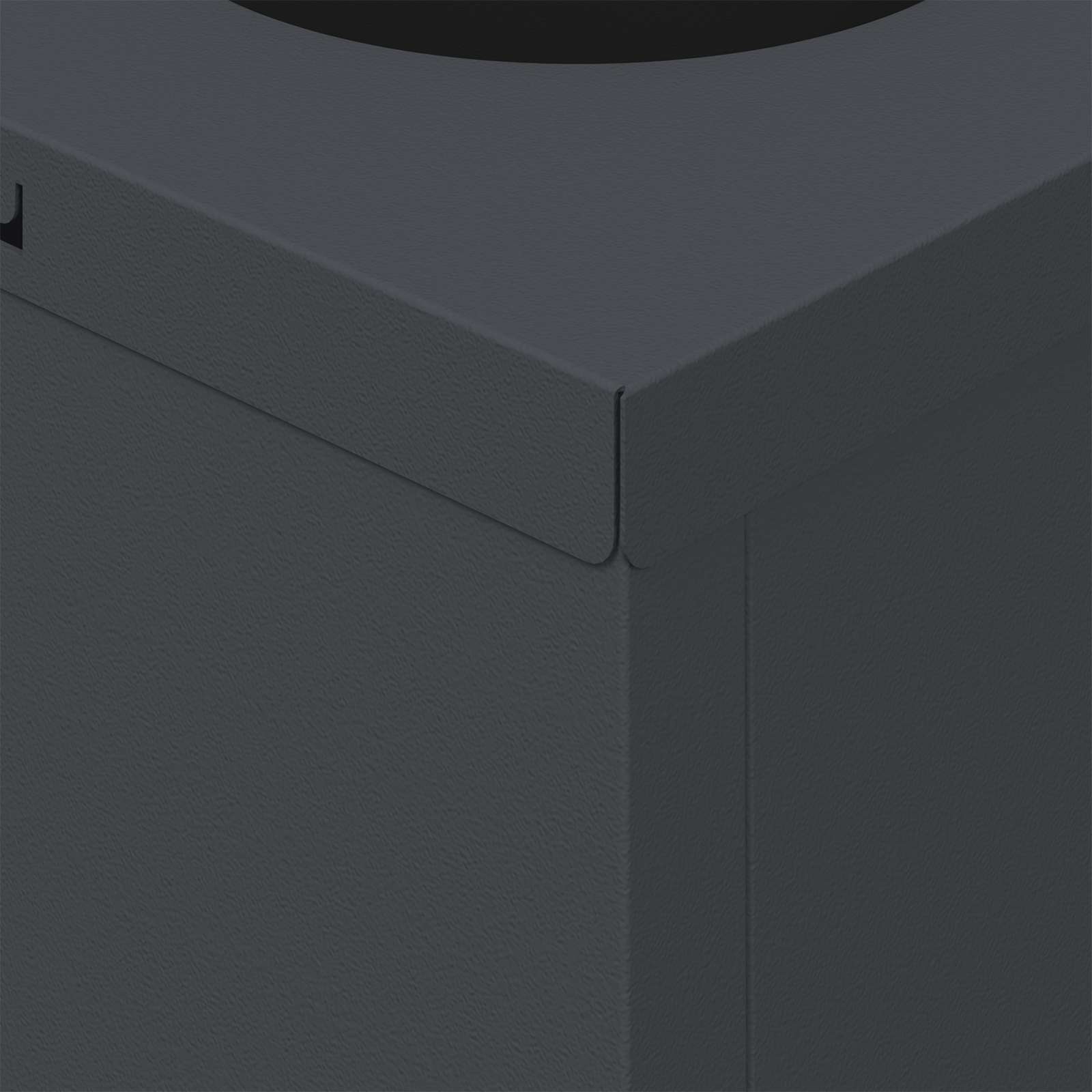 Faro LED solare per sentieri 2 pcs Antracite 879753