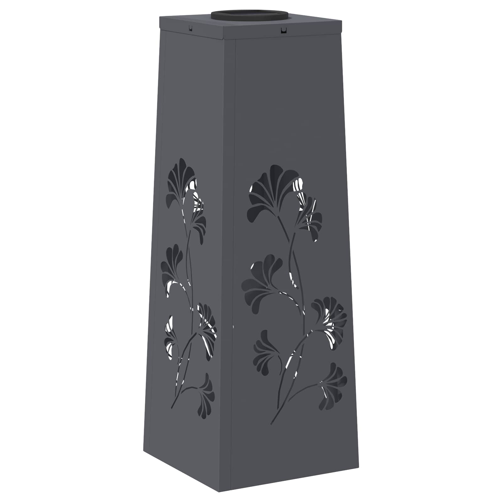 Faro LED solare per sentieri 2 pcs Antracite 879753