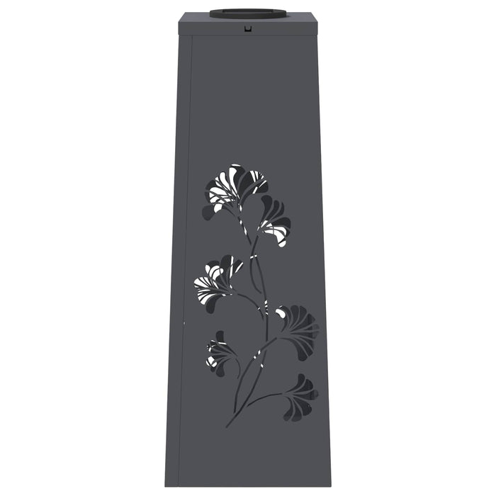 Faro LED solare per sentieri 2 pcs Antracite 879753