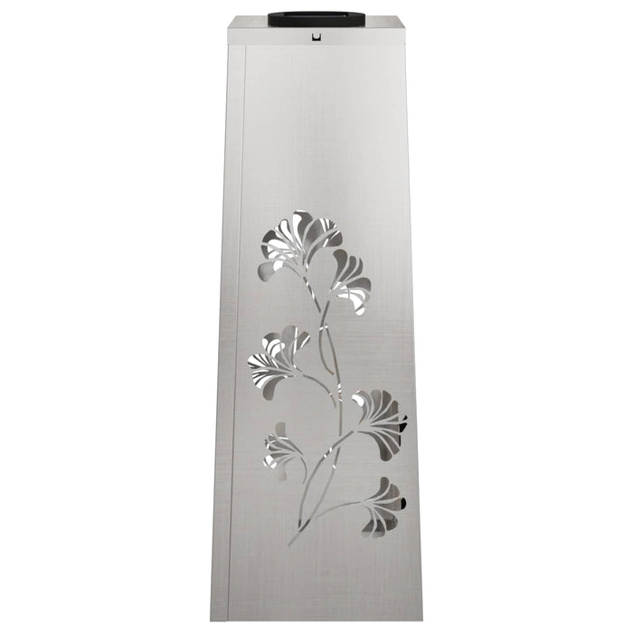 Faro LED solare per sentieri 2 pcs Acciaio inossidabile 879755