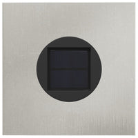 Faro LED solare per sentieri 2 pcs Acciaio inossidabile 879755