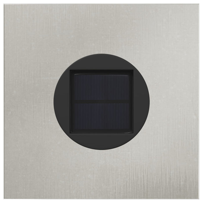 Faro LED solare per sentieri 2 pcs Acciaio inossidabile 879755