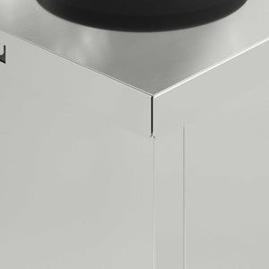 Faro LED solare per sentieri 2 pcs Zincato Zincato 879756