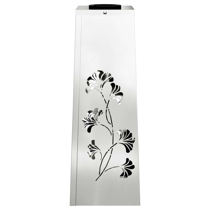 Faro LED solare per sentieri 2 pcs Zincato Zincato 879756