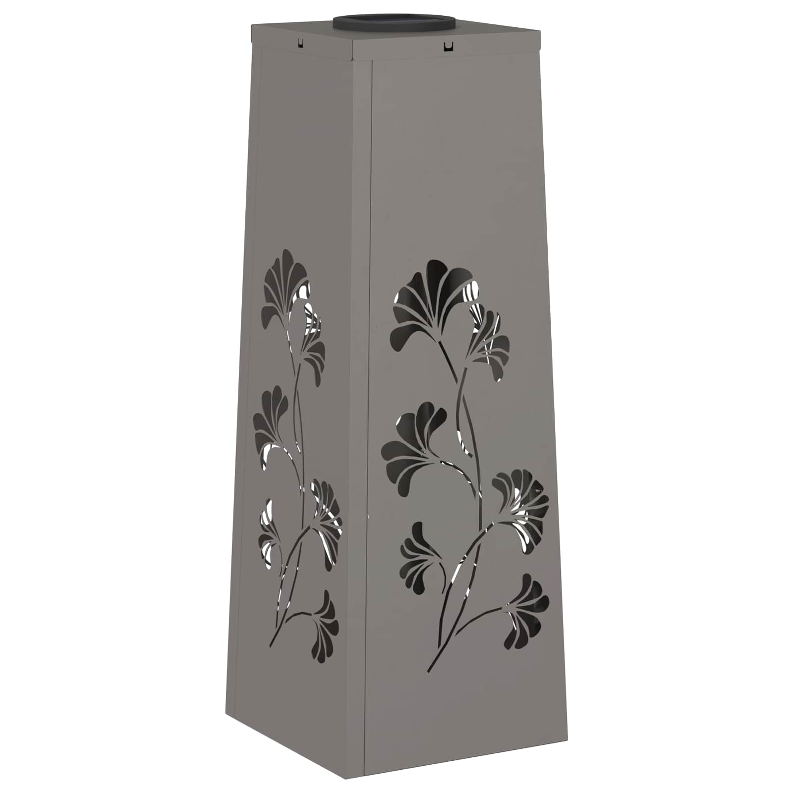 Faro LED solare per sentieri 2 pcs Acciaio Corten 879757