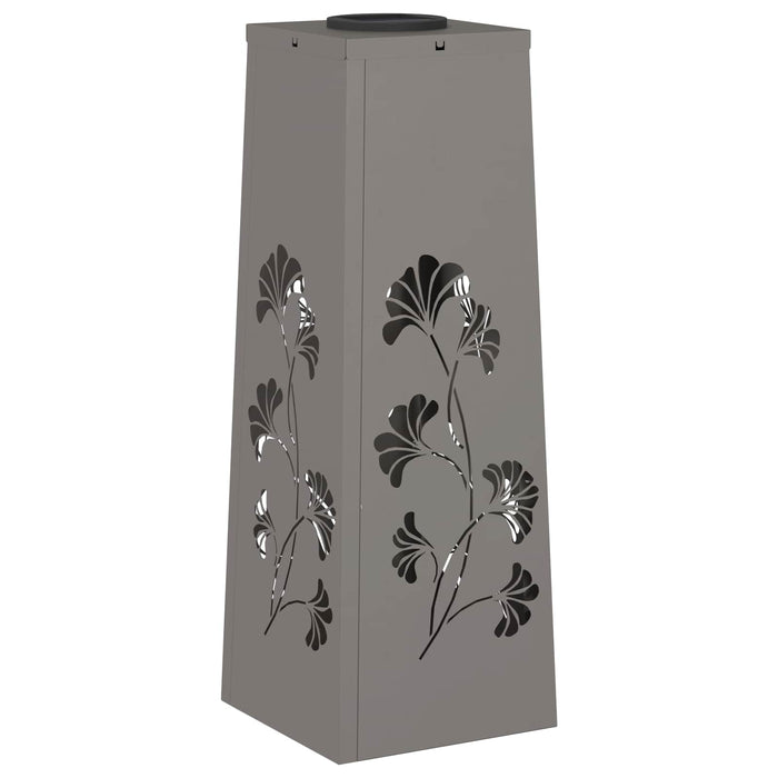 Faro LED solare per sentieri 2 pcs Acciaio Corten 879757