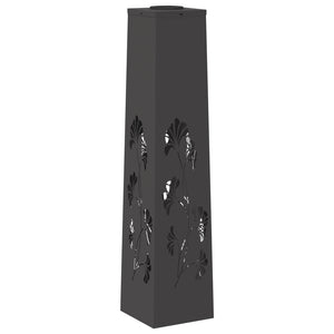 Faro LED solare per sentieri 2 pcs Nero 879758