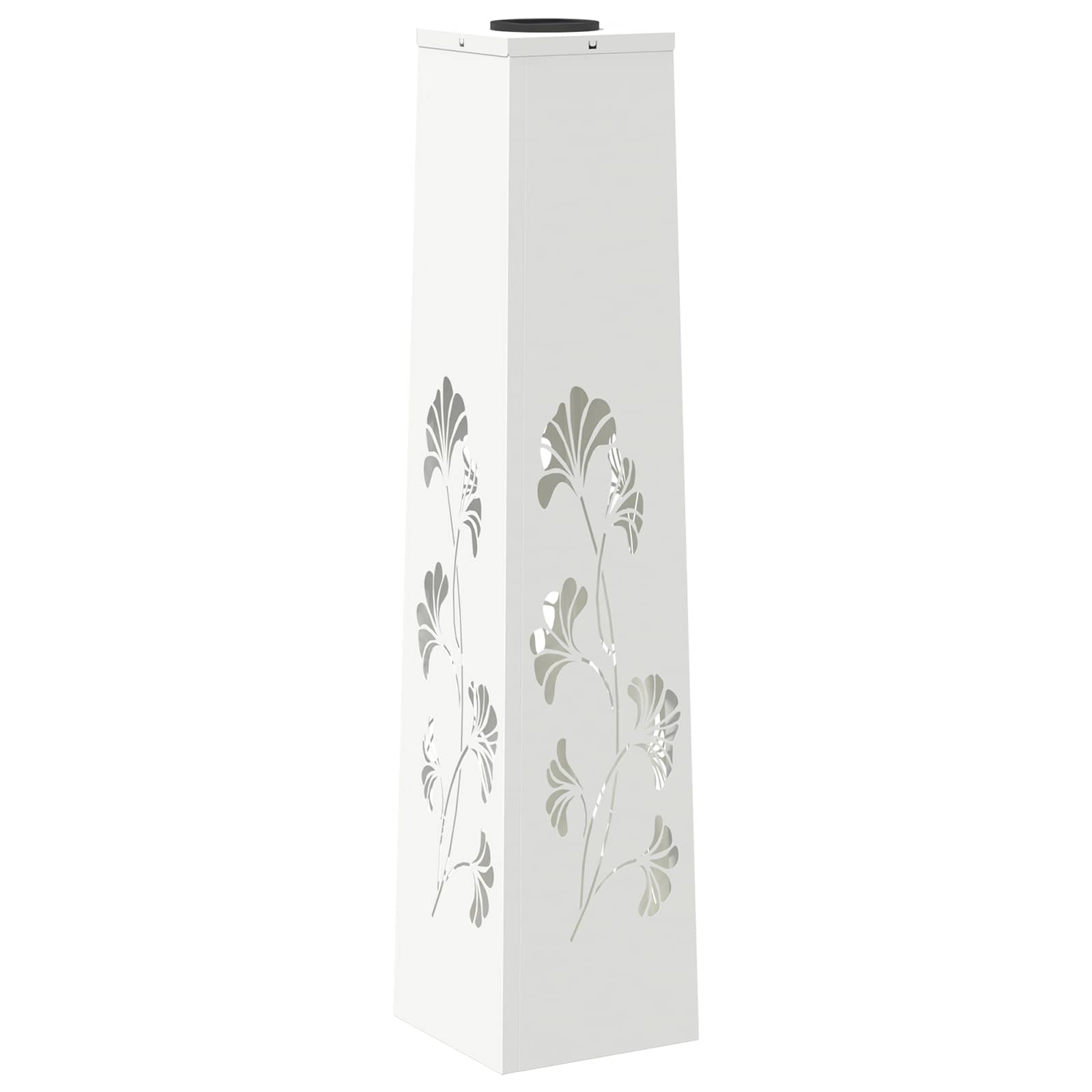 Faro LED solare per sentieri 2 pcs Bianco 879759