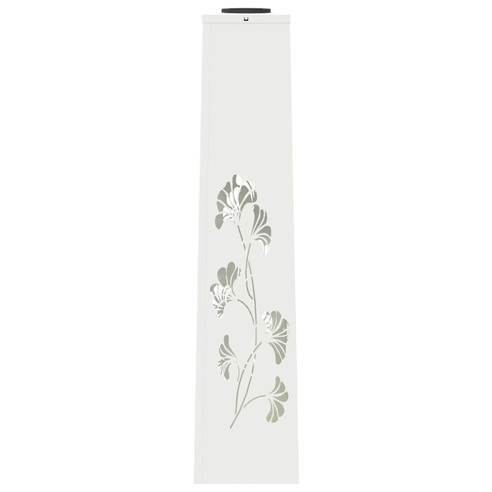 Faro LED solare per sentieri 2 pcs Bianco 879759