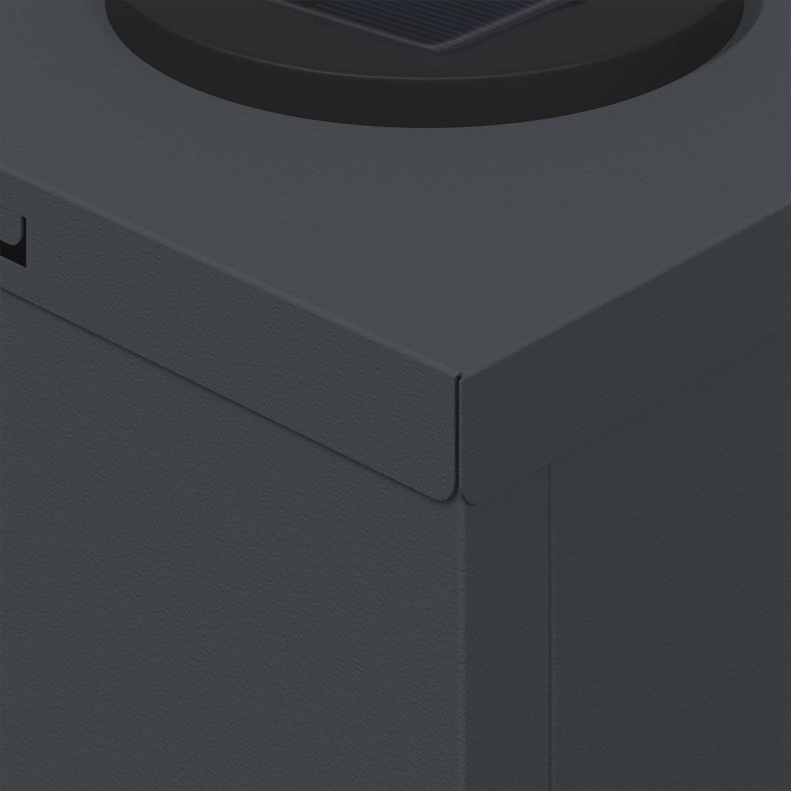 Faro LED solare per sentieri 2 pcs Antracite 879760