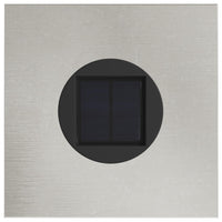 Faro LED solare per sentieri 2 pcs Acciaio inossidabile 879762