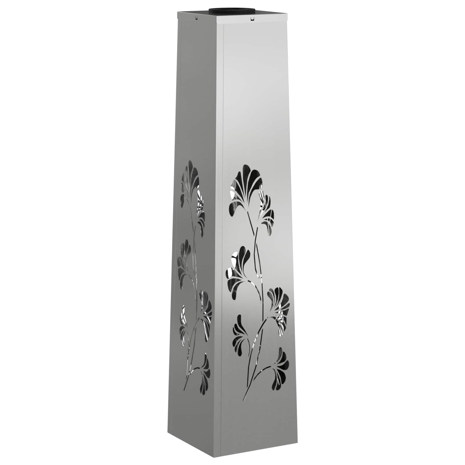 Faro LED solare per sentieri 2 pcs Zincato Zincato 879763