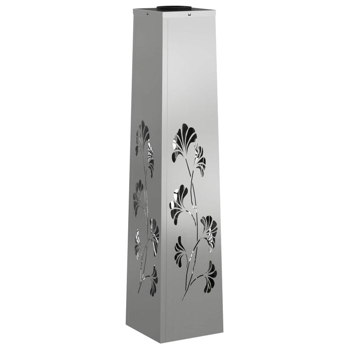 Faro LED solare per sentieri 2 pcs Zincato Zincato 879763