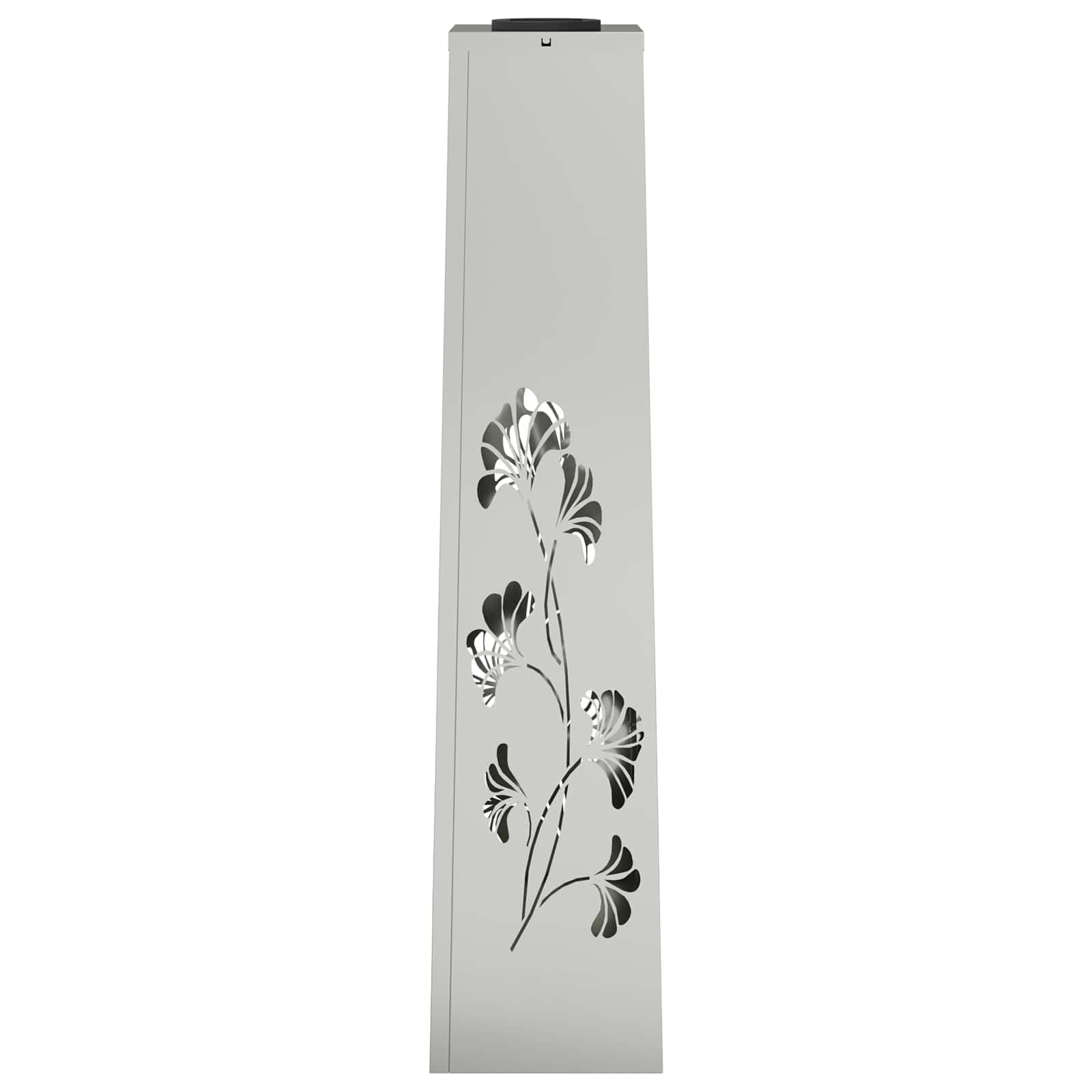 Faro LED solare per sentieri 2 pcs Zincato Zincato 879763