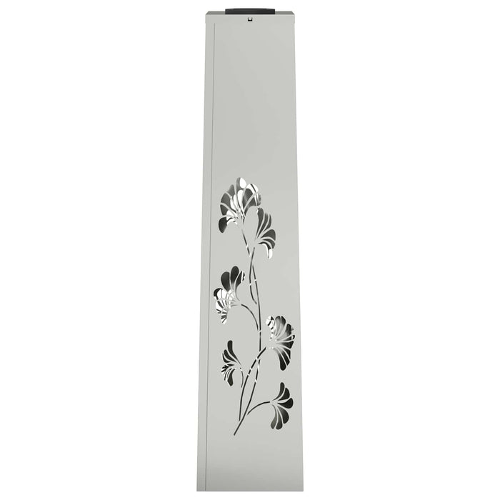 Faro LED solare per sentieri 2 pcs Zincato Zincato 879763