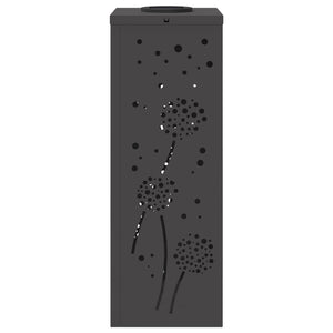 Faro LED solare per sentieri 2 pcs Nero 879765