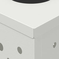 Faro LED solare per sentieri 2 pcs Bianco 879766