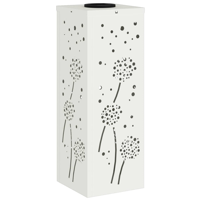 Faro LED solare per sentieri 2 pcs Bianco 879766