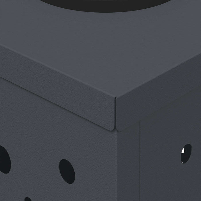 Faro LED solare per sentieri 2 pcs Antracite 879767