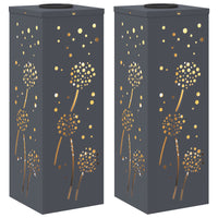 Faro LED solare per sentieri 2 pcs Antracite 879767