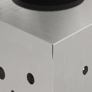 Faro LED solare per sentieri 2 pcs Acciaio inossidabile 879769