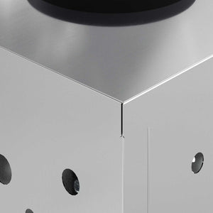 Faro LED solare per sentieri 2 pcs Zincato Zincato 879770