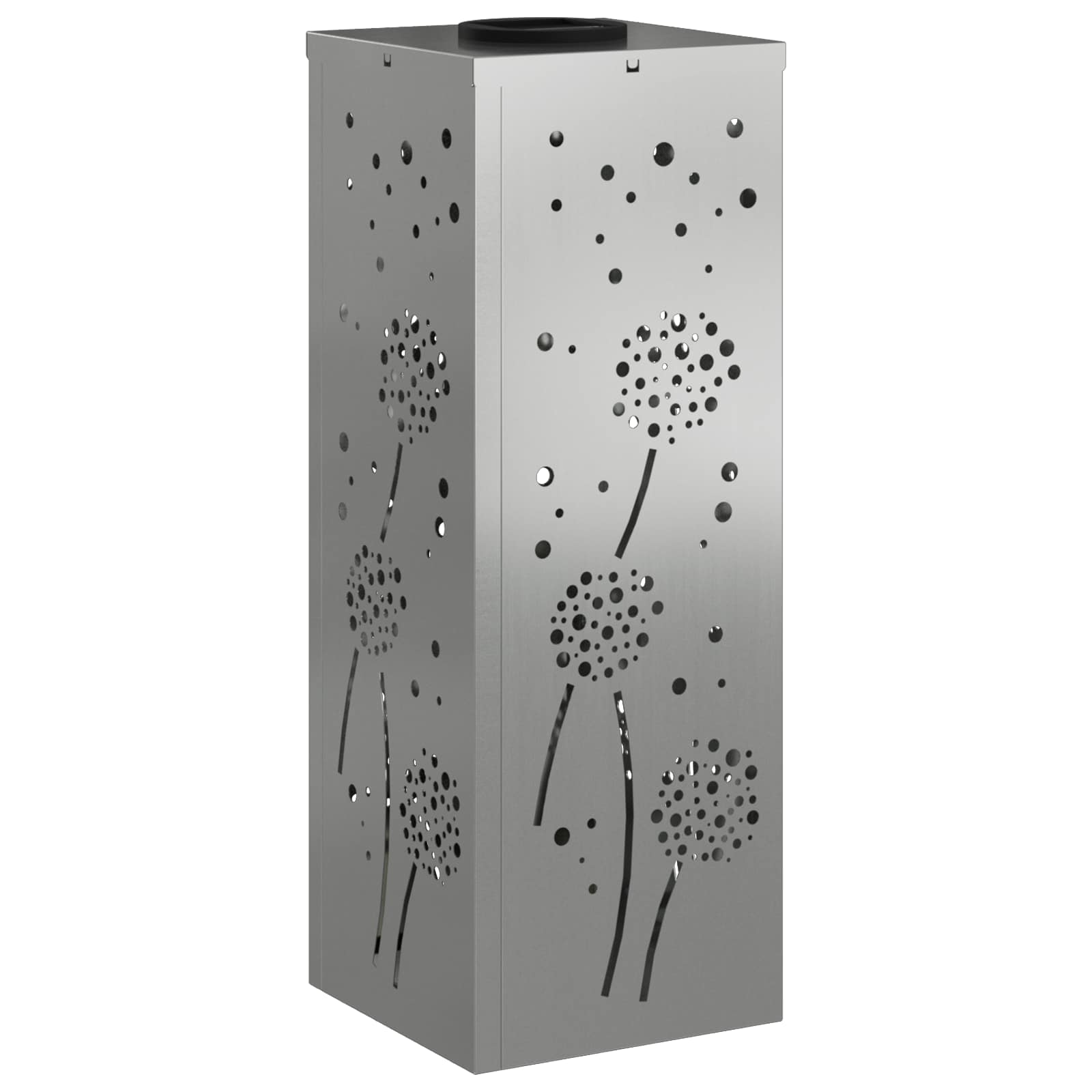 Faro LED solare per sentieri 2 pcs Zincato Zincato 879770