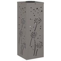 Faro LED solare per sentieri 2 pcs Acciaio Corten 879771