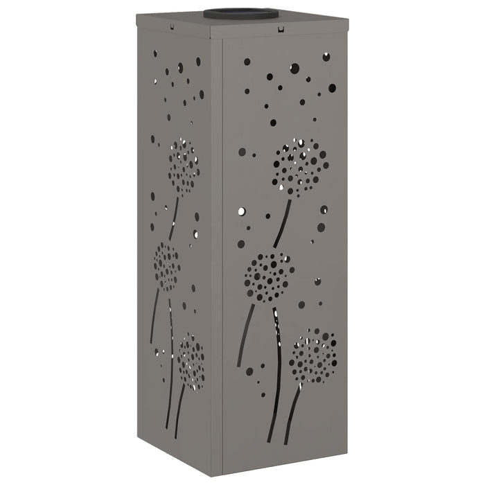 Faro LED solare per sentieri 2 pcs Acciaio Corten 879771