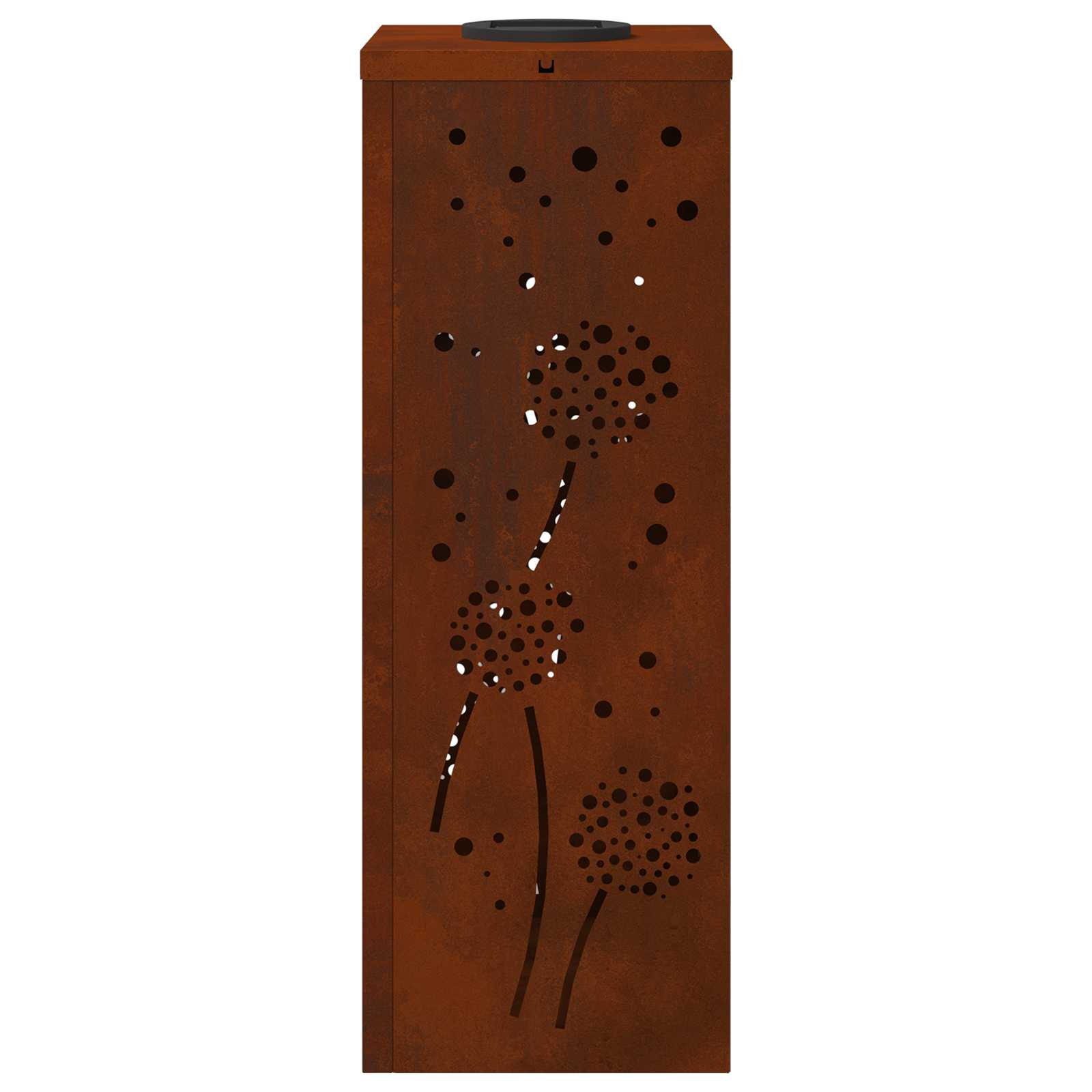 Faro LED solare per sentieri 2 pcs Acciaio Corten 879771