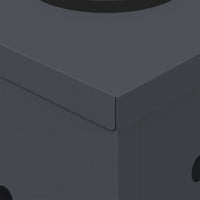 Faro LED solare per sentieri 2 pcs Antracite 879774