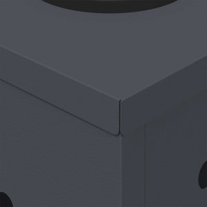 Faro LED solare per sentieri 2 pcs Antracite 879774