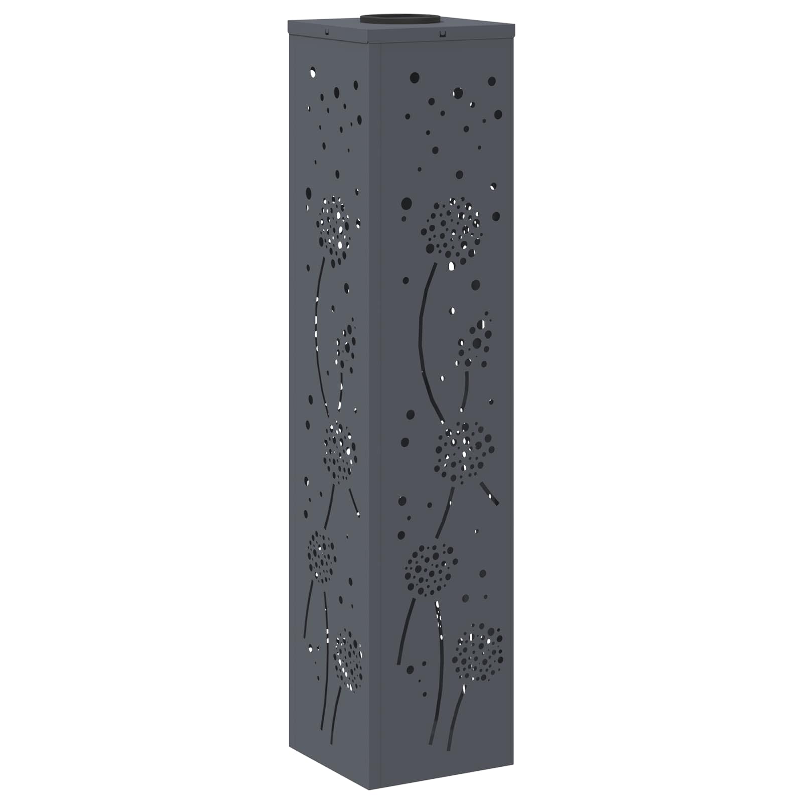 Faro LED solare per sentieri 2 pcs Antracite 879774