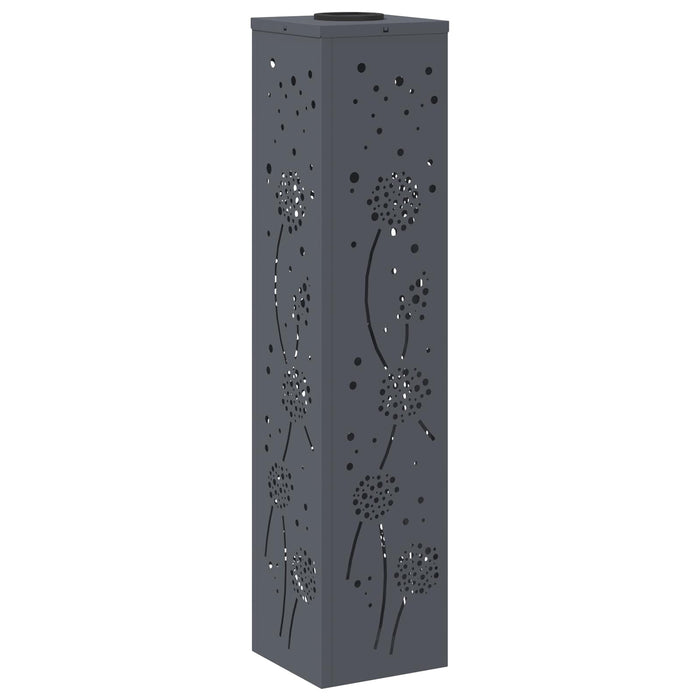 Faro LED solare per sentieri 2 pcs Antracite 879774