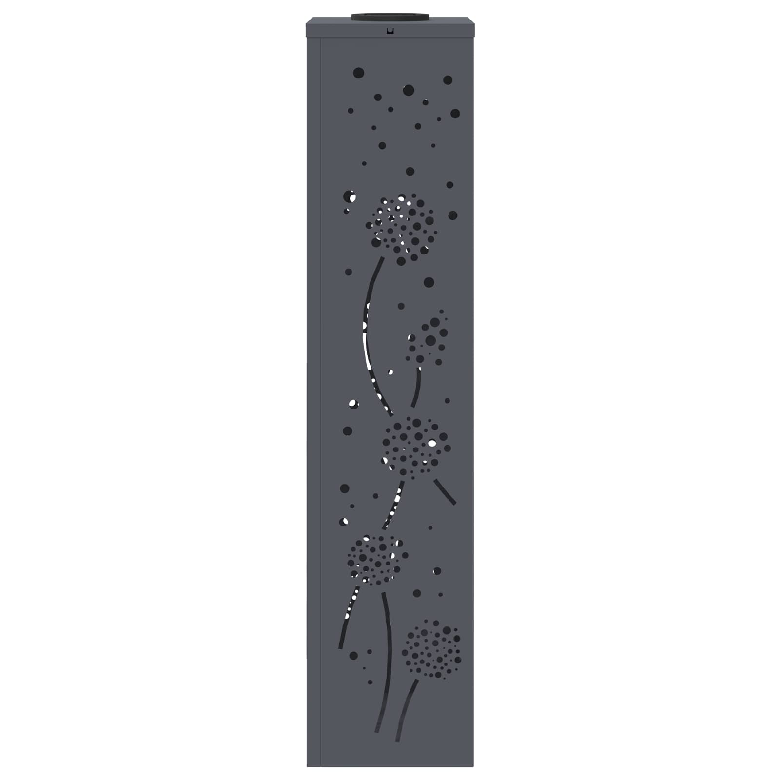 Faro LED solare per sentieri 2 pcs Antracite 879774